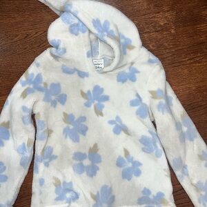 Carter's Blue and Gray Fleece Hoodie